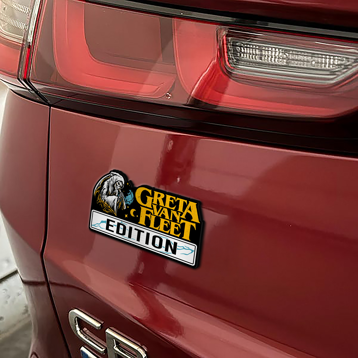 Car Name Emblem Badge Mockup 7