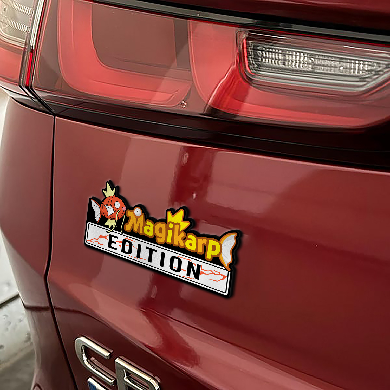 Car Name Emblem Badge Mockup 7