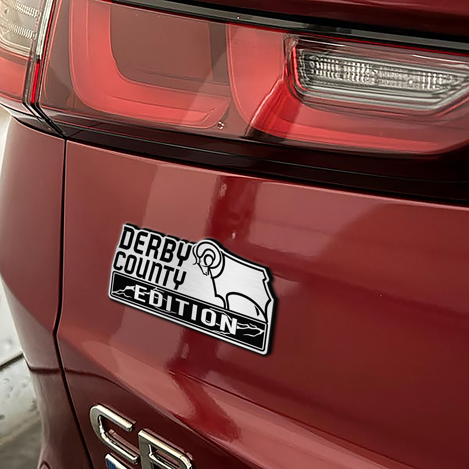 Car Name Emblem Badge Mockup 7