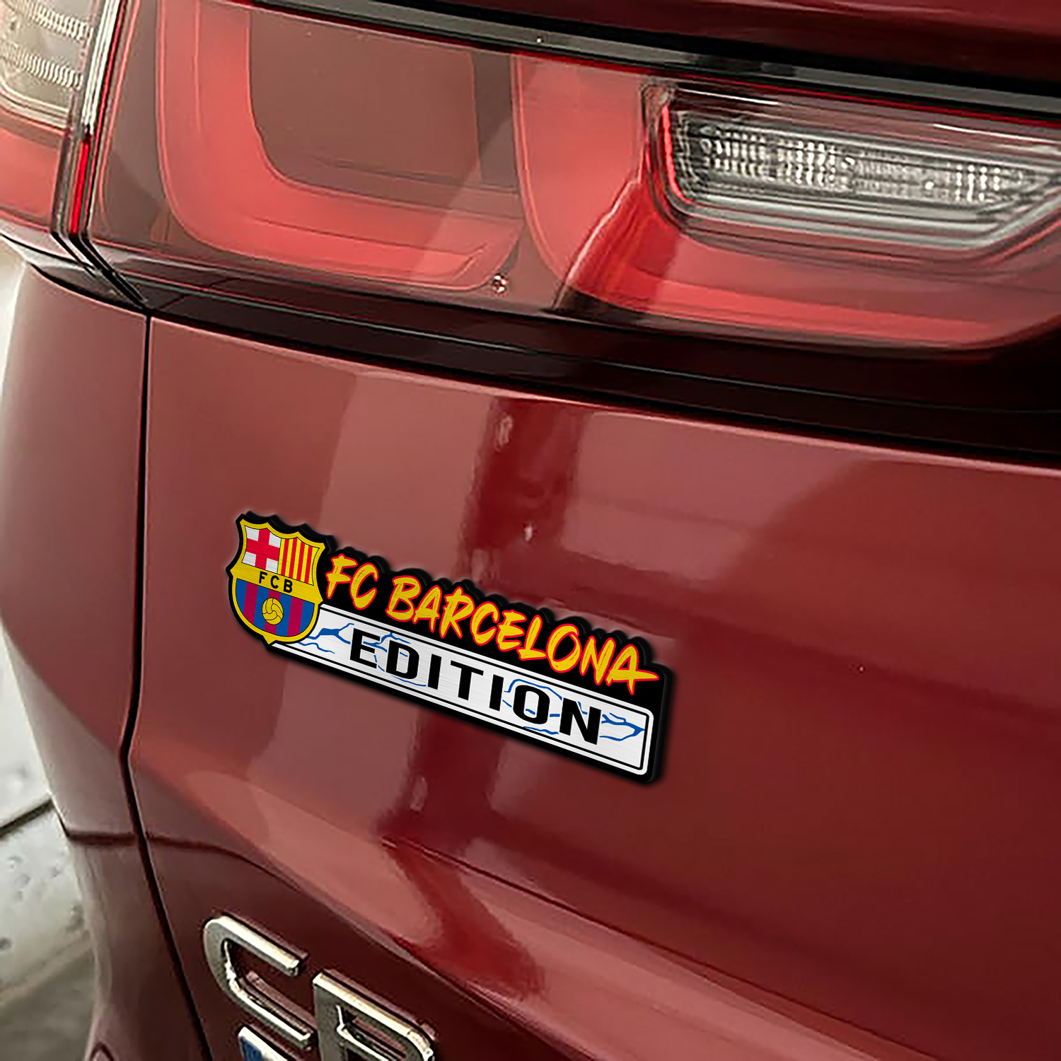 Car Name Emblem Badge Mockup 7