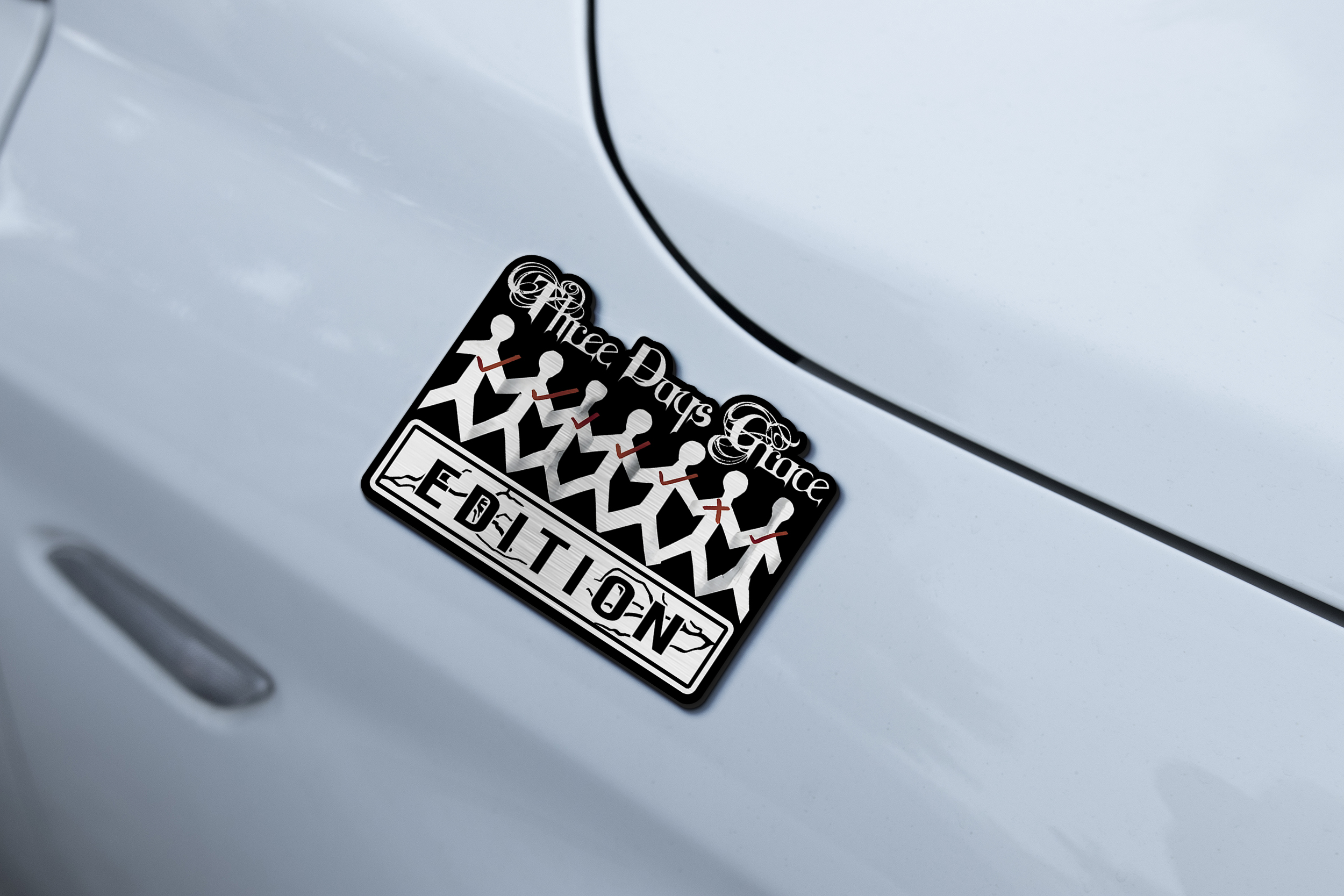 Car Name Emblem Badge mockup 2