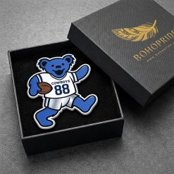 Dallas Cowboys Dancing Bear Button Pin