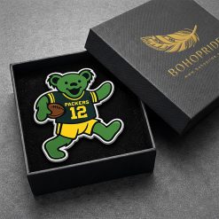 Green Bay Packers Dancing Bear Button Pin