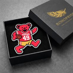 San Francisco 49ers Dancing Bear Button Pin