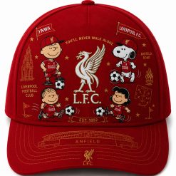 Snoopy x Liverpool F.C Embroidered Cap