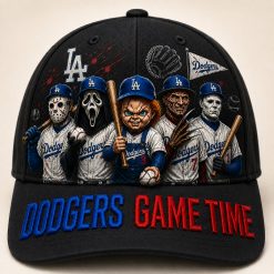 Dodgers Horror Characters Embroidered Cap