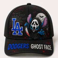 Stitch x Ghost Face Dodgers Embroidered Cap