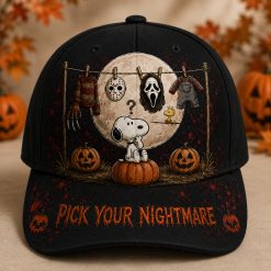 Snoopy x Horror Icons Halloween Embroidered Cap
