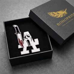 LA Scream Ghostface Button Pin