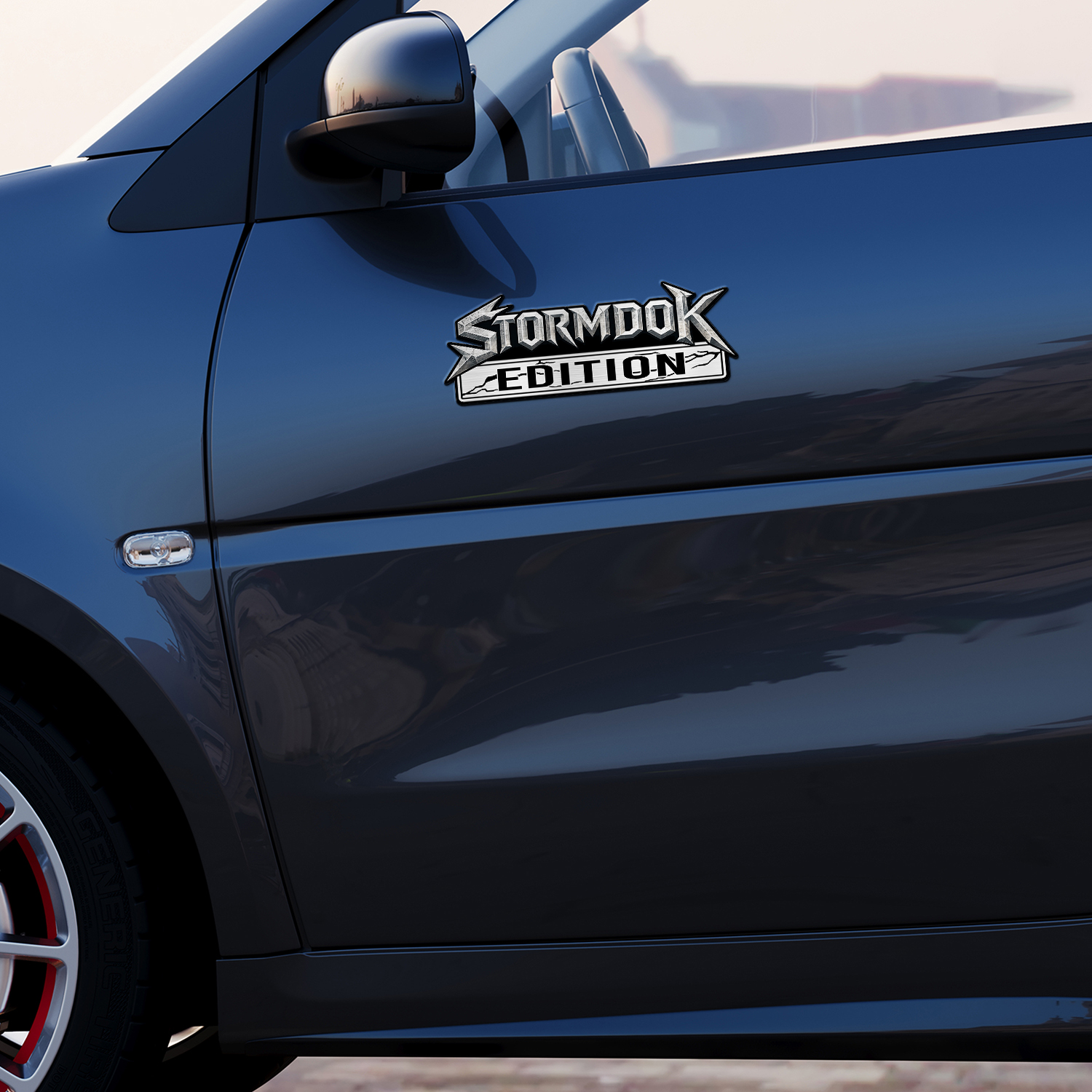 Car Name Emblem Badge Mockup 15