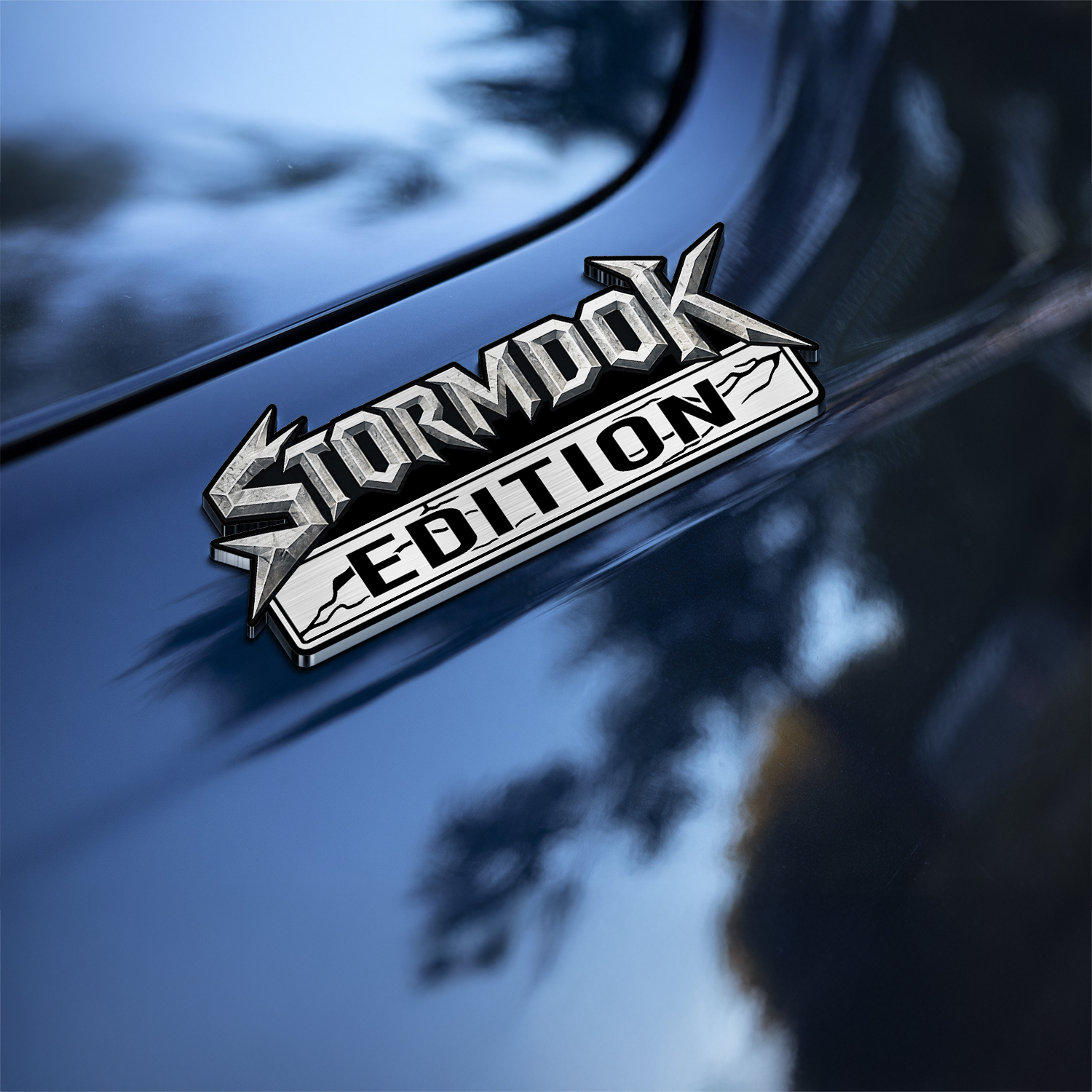 Car Name Emblem Badge Mockup 5