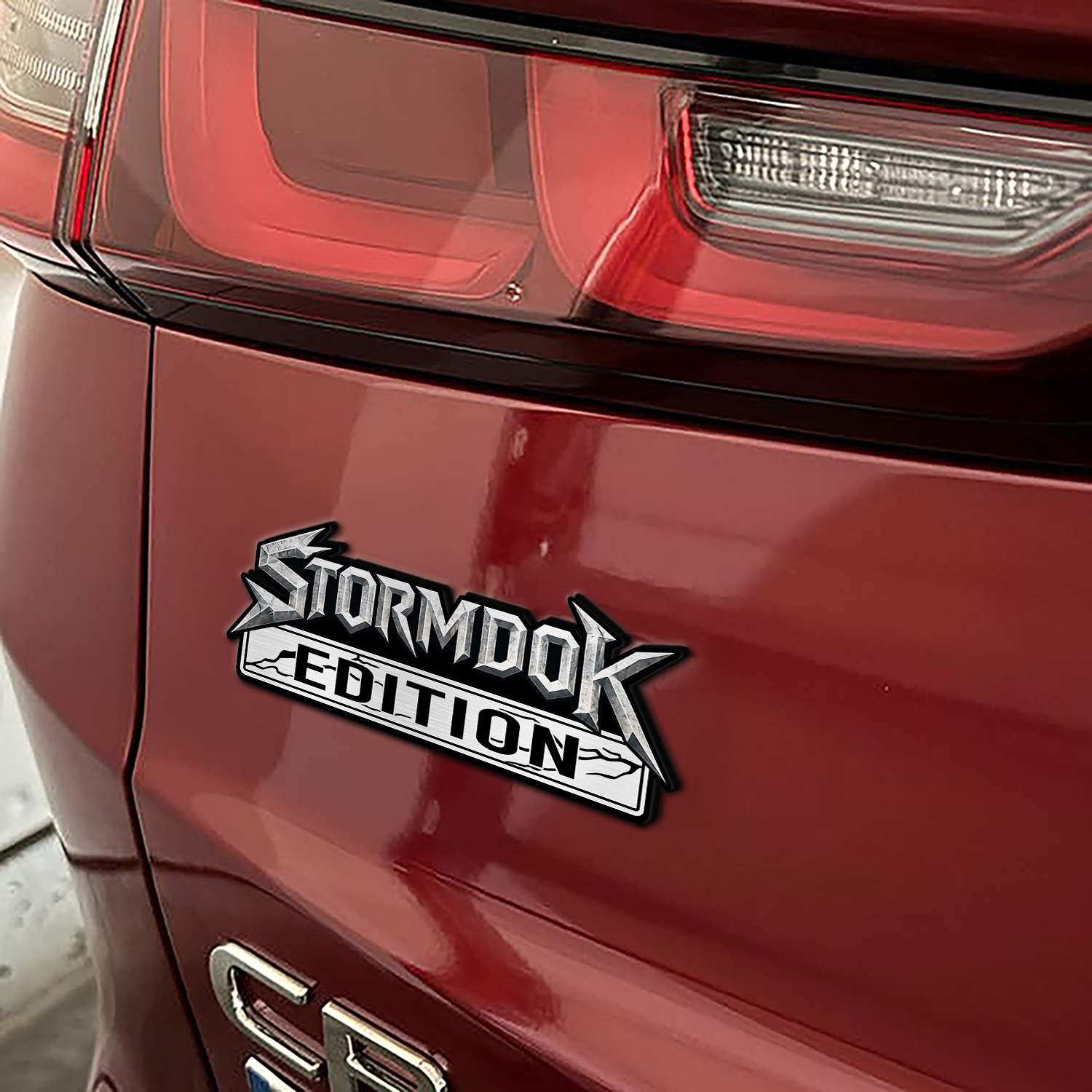 Car Name Emblem Badge Mockup 7