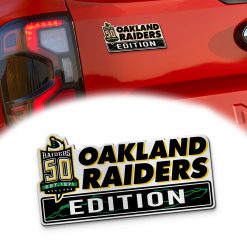 Raiders 50th Anniversary Edition Car Emblem