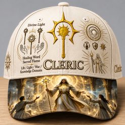 DND Cleric Class Embroidered Cap