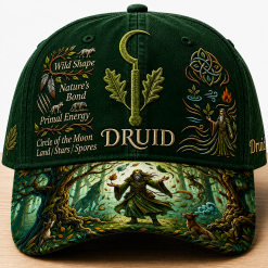 DND Druid Class Embroidered Cap