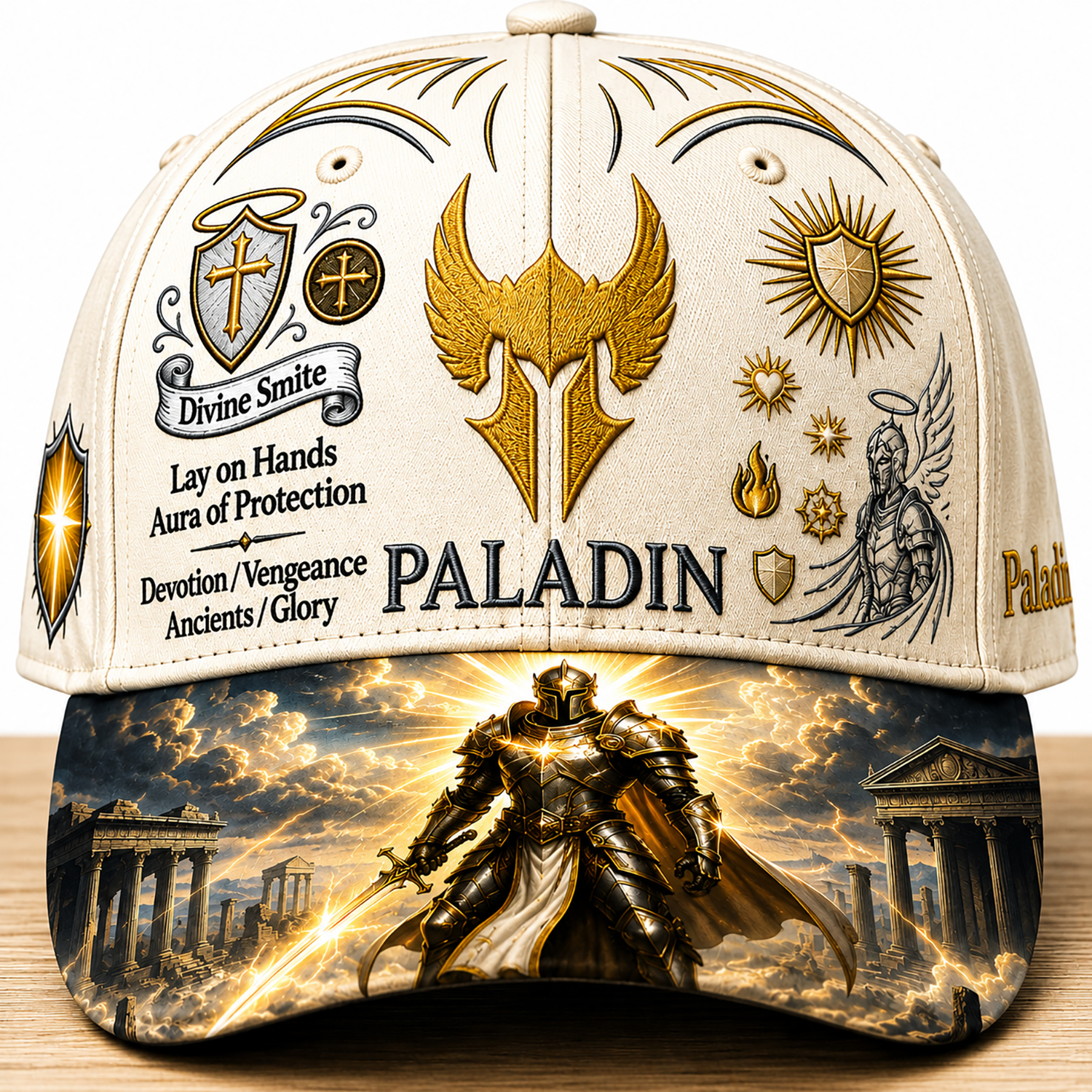 DND Paladin Embroidered Cap