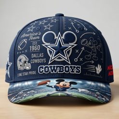 Dallas Cowboys x Mickey Mouse Embroidered Cap