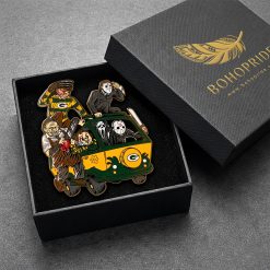 Green Bay Packers x Horror Button Pin