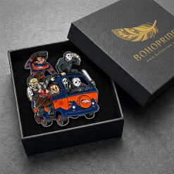 Denver Broncos x Horror Button Pin