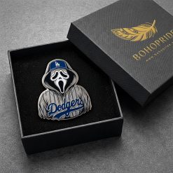 Ghost Face x LA Dodgers Button Pin