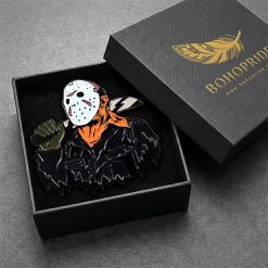 Jason Voorhees Inspired Button Pin